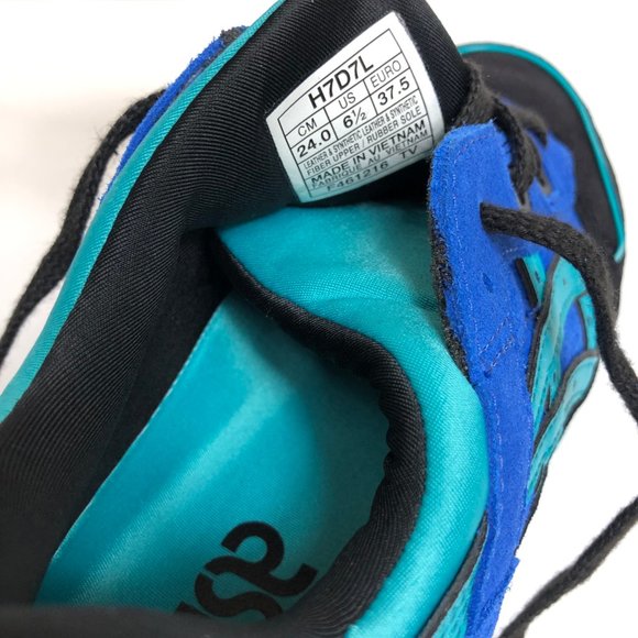 ASICS GEL-Lyte III Women's Size 6.5 Casual Athletic Shoes Green/Blue/Black H7D7L - Picture 8 of 8